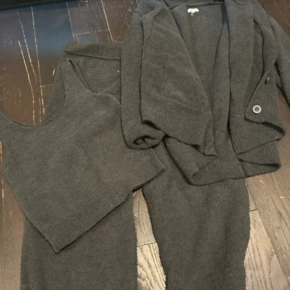 Aerie Charcoal Pajama Set - Picture 1 of 2